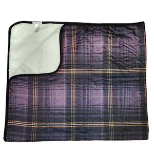 Maurices Purple Plaid Throw